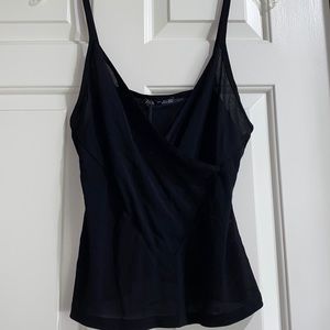 Zara v neck mesh cami